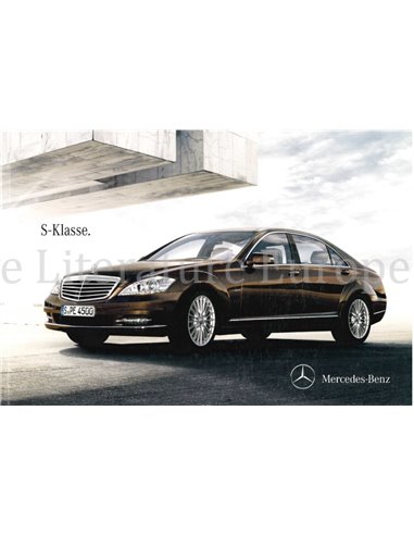 2010 MERCEDES BENZ S CLASS BROCHURE GERMAN