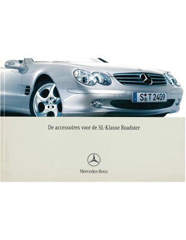 2001 MERCEDES BENZ SL CLASS ACCESSORIES BROCHURE DUTCH