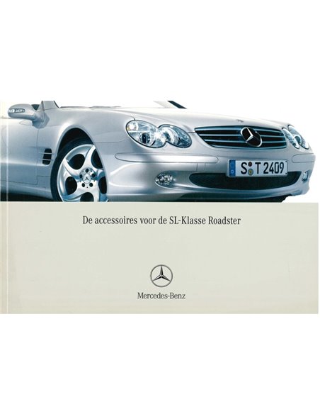 2001 MERCEDES BENZ SL KLASSE ACCESSOIRES BROCHURE NEDERLANDS