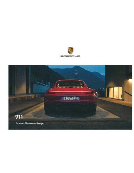 2022 PORSCHE 911 CARRERA & TARGA HARDCOVER BROCHURE ITALIAANS