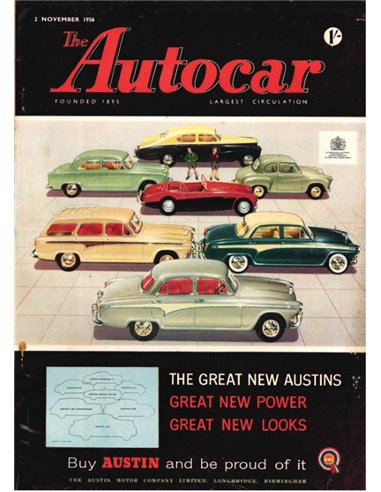 1956 THE AUTOCAR ZEITSCHRIFT 11 ENGLISCH