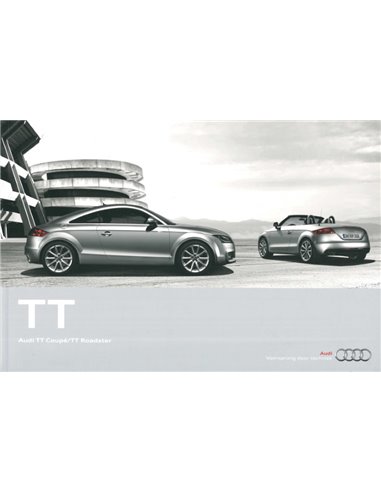 2010 AUDI TT BROCHURE DUTCH