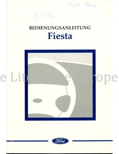 1997 FORD FIESTA BETRIEBSANLEITUNG DEUTSCH