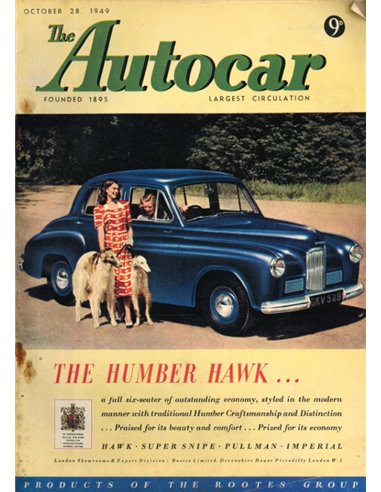 1949 THE AUTOCAR MAGAZIN 10 ENGLISCH