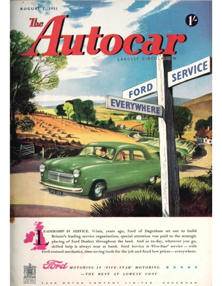 1951 THE AUTOCAR MAGAZIN 08 ENGLISCH