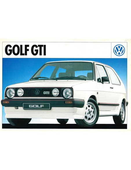 1985 VOLKSWAGEN GOLF PROSPEKT NIEDERLÄNDISCH