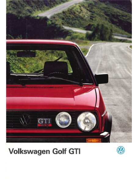 1987 VOLKSWAGEN GOLF GTI 16V PROSPEKT FRAZÖSISCH