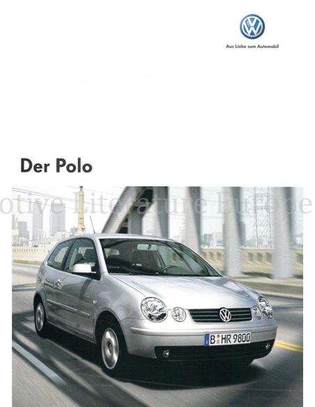 2004 VOLKSWAGEN POLO BROCHURE GERMAN