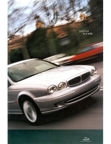 2001 JAGUAR X TYPE BROCHURE NEDERLANDS