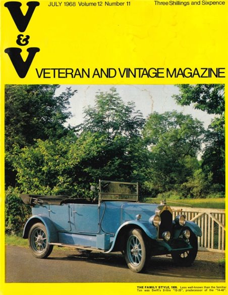 1968 VETERAN AND VINTAGE MAGAZINE 12 ENGLISH