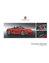 2016 PORSCHE EXCLUSIVE BOXSTER HARDCOVER BROCHURE DUITS