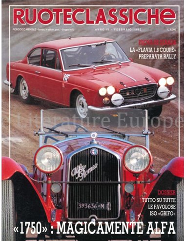 1992 RUOTECLASSICHE MAGAZINE 48 ITALIAANS