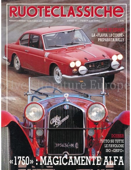 1992 RUOTECLASSICHE MAGAZINE 48 ITALIAANS