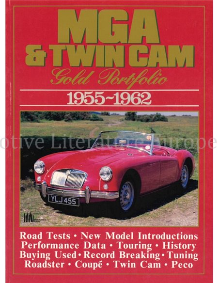 MGA & TWIN CAM GOLD PORTFOLIO 1955 - 1962 (BROOKLANDS)