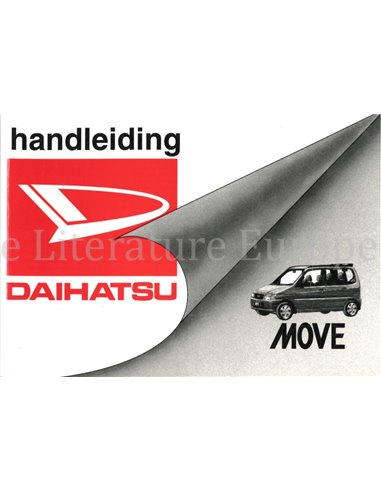 1998 DAIHATSU MOVE OWNERS MANUAL DUTCH