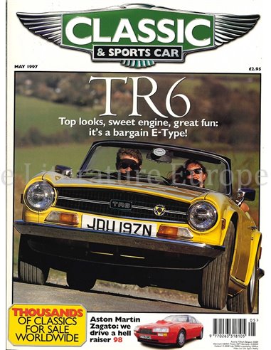 1997 CLASSIC AND SPORTSCAR MAGAZINE MAY  ENGLISH