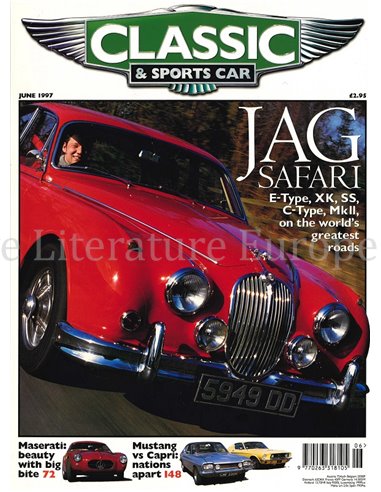 1997 CLASSIC AND SPORTSCAR MAGAZINE JUNE ENGLISH