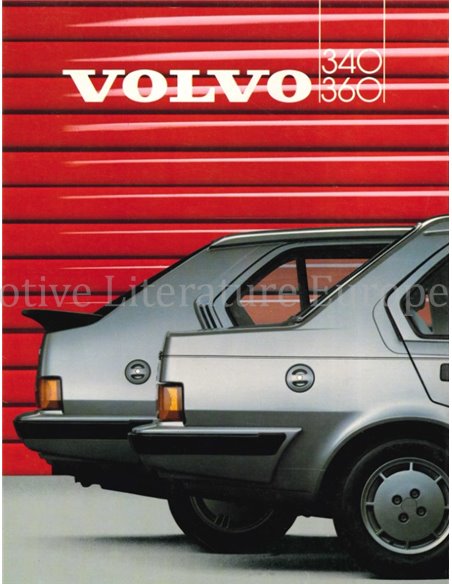 1986 VOLVO 340 / 360 PROSPEKT NIEDERLÄNDISCH