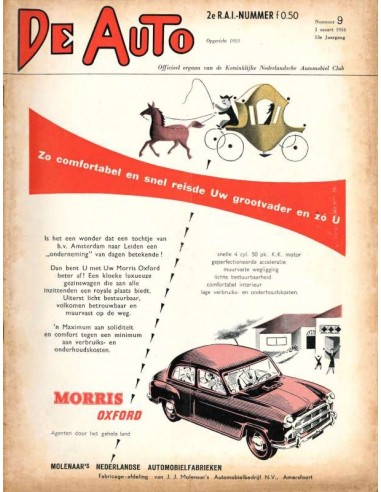 1956 DE AUTO MAGAZIN 9 NIEDERLÄNDISCH