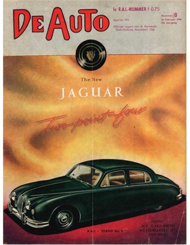 1956 DE AUTO MAGAZIN 8 NIEDERLÄNDISCH