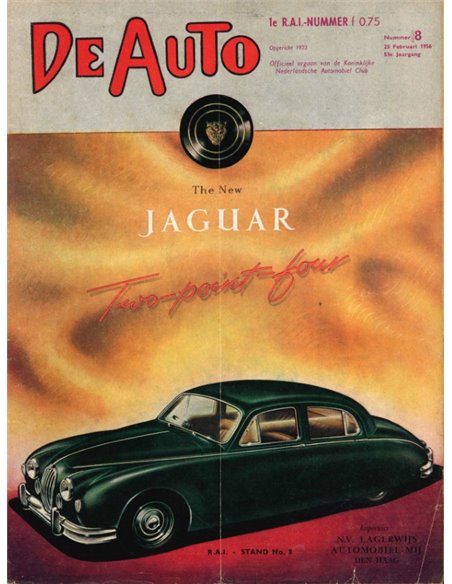 1956 DE AUTO MAGAZIN 8 NIEDERLÄNDISCH