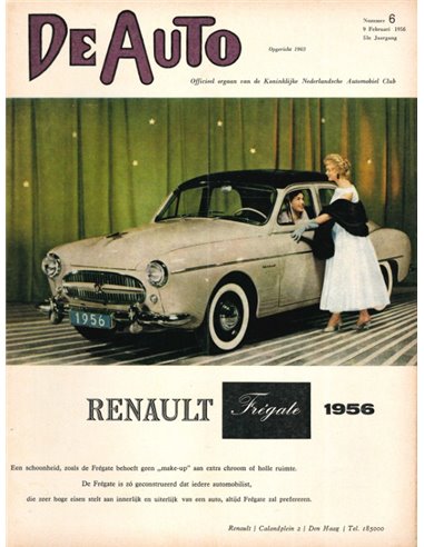 1956 DE AUTO MAGAZIN 6 NIEDERLÄNDISCH