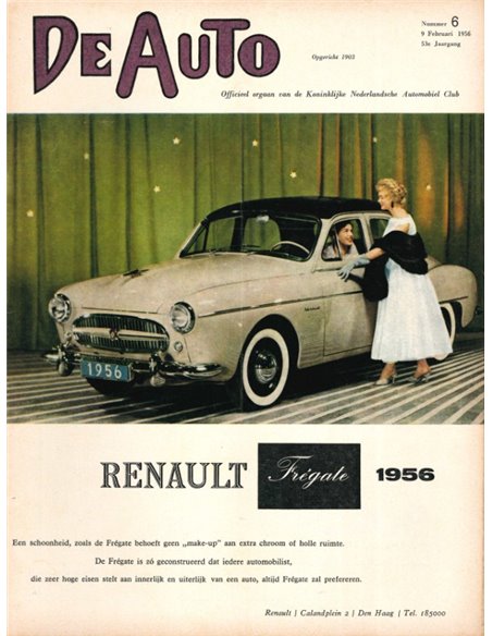 1956 DE AUTO MAGAZIN 6 NIEDERLÄNDISCH