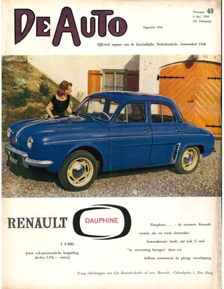 1956 DE AUTO MAGAZIN 49 NIEDERLÄNDISCH