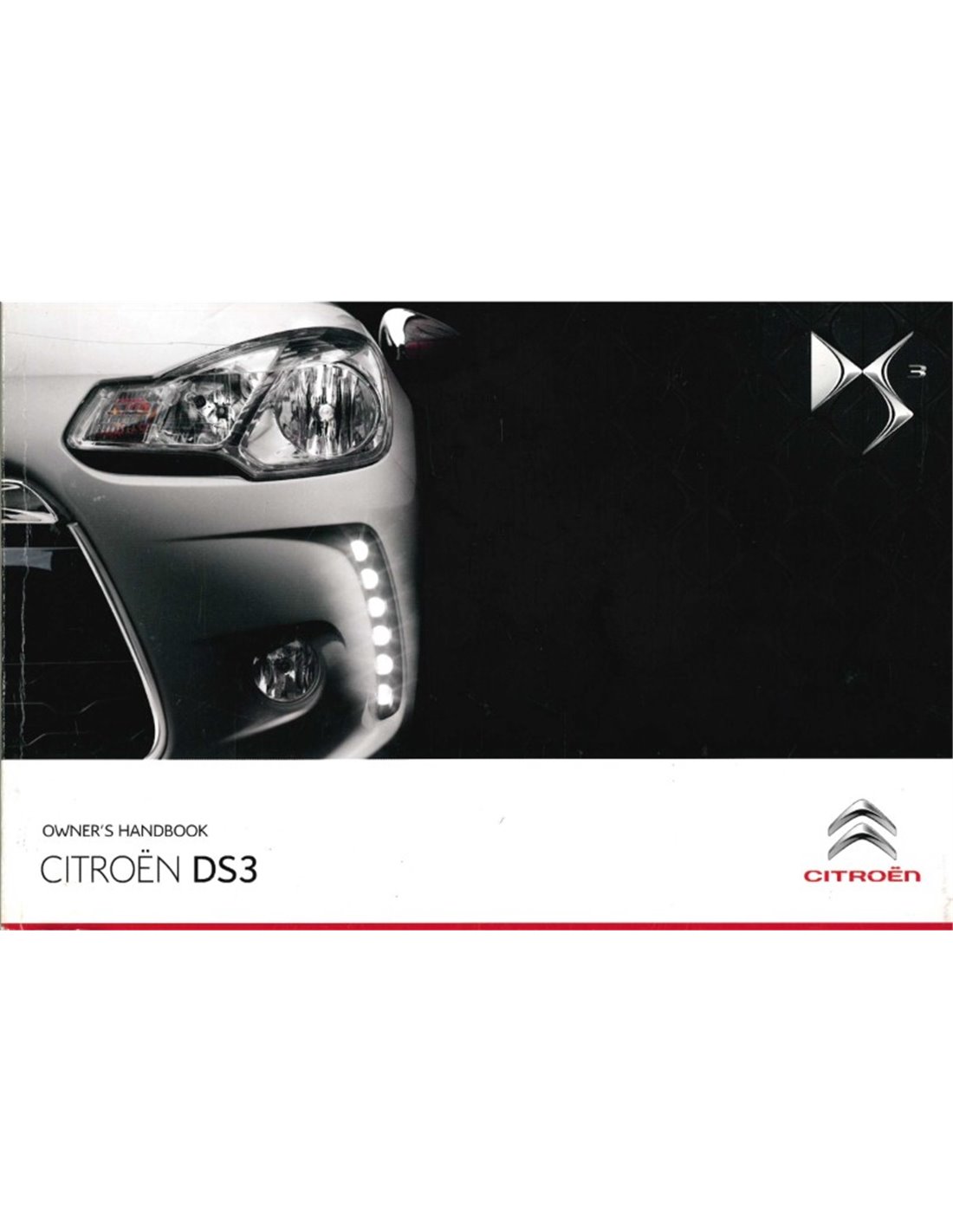 2011 CITROEN DS3 OWNERS MANUAL HANDBOOK DUTCH