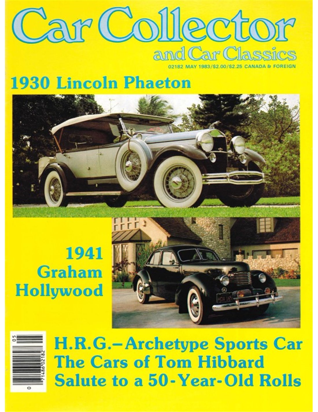 1983 CAR COLLECTOR AND CAR CLASSICS MAGAZINE 05 ENGLISH