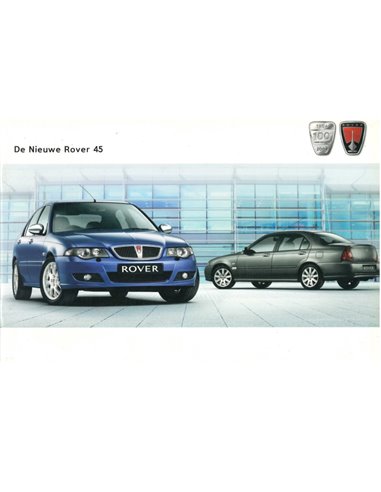 2001 ROVER 45 BROCHURE DUTCH