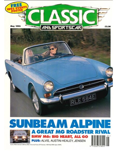 1993 CLASSIC AND SPORTSCAR MAGAZIN MAI ENGLISCH