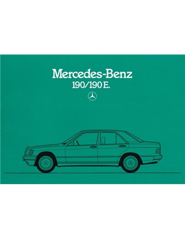 1985 MERCEDES BENZ 190 / 190E PROSPEKT DEUTSCH