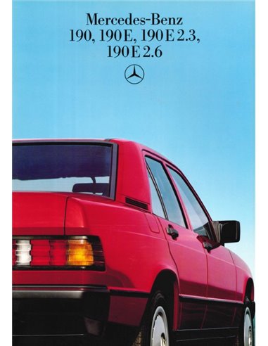 1986 MERCEDES BENZ 190 / 190E PROSPEKT FRANZÖSISCH