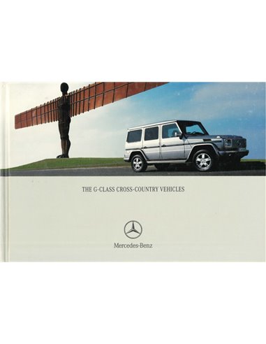 2003 MERCEDES BENZ G KLASSE HARDCOVER PROSPEKT ENGLISCH