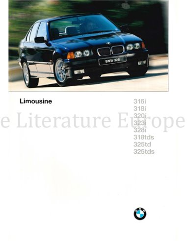 1996 BMW 3ER LIMOUSINE PROSPEKT DEUTSCH