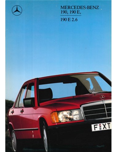 1988 MERCEDES BENZ 190 / 190E PROSPEKT ITALIENISCH