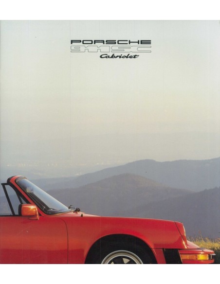 1980 PORSCHE 911 SC CABRIOLET BROCHURE ENGELS USA