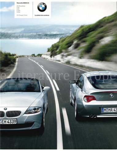 2006 BMW Z4 ROADSTER & COUPE BROCHURE FRENCH