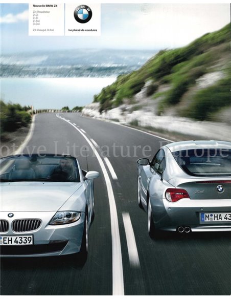 2006 BMW Z4 ROADSTER & COUPE BROCHURE FRENCH