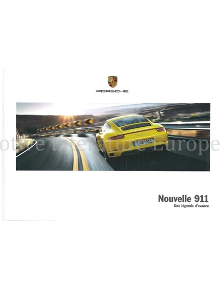 2017 PORSCHE 911 CARRERA | TARGA HARDCOVER PROSPEKT FRANZÖSISCH