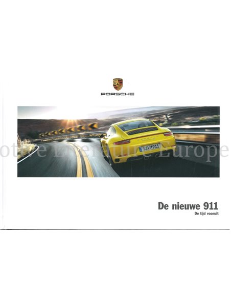 2017 PORSCHE 911 CARRERA | TARGA HARDBACK BROCHURE DUTCH