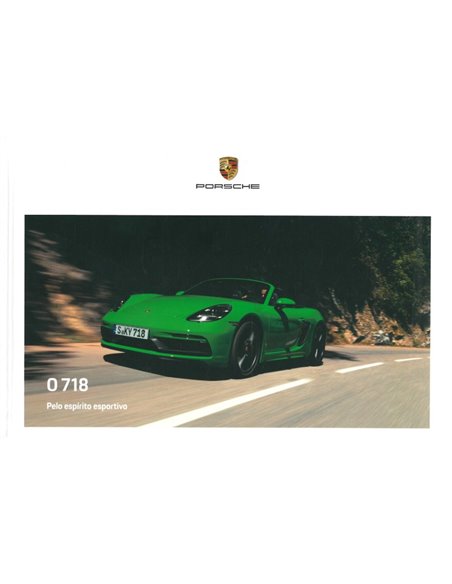 2020 PORSCHE 718 BOXTER | CAYMAN HARDCOVER BROCHURE PORTUGEES