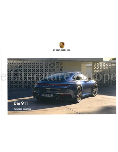 2021 PORSCHE 911 CARRERA & TARGA HARDBACK BROCHURE DUTCH