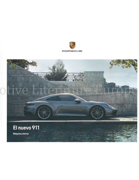 2020 PORSCHE 911 CARRERA HARDBACK BROCHURE SPANISH