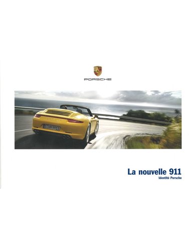 2014 PORSCHE 911 CARRERA HARDCOVER BROCHURE FRANS