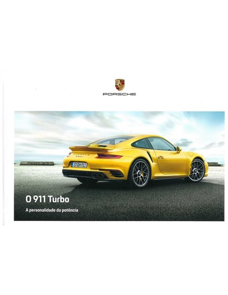 2018 PORSCHE 911 TURBO HARDBACK BROCHURE SPANISCH (PT/BR)