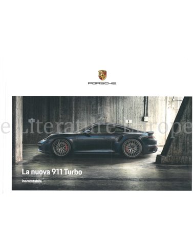 2021 PORSCHE 911 TURBO S HARDCOVER BROCHURE ITALIAANS