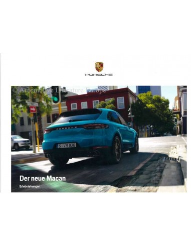 2019 PORSCHE MACAN HARDCOVER BROCHURE GERMAN