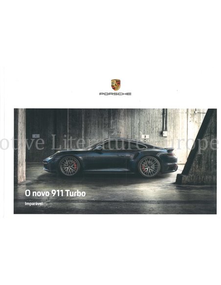 2021 PORSCHE 911 TURBO S HARDBACK BROCHURE PORTUGUESE